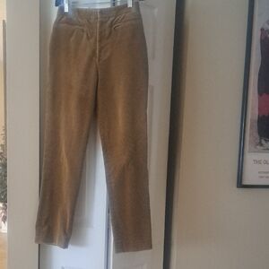 Ralph Lauren Blue Label Women Carmel Corduroy Strait Leg Pant Sz4 Very Nice **